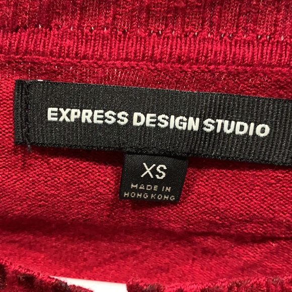 Express Design Studio crewneck cardigan sweater - Picture 5 of 5